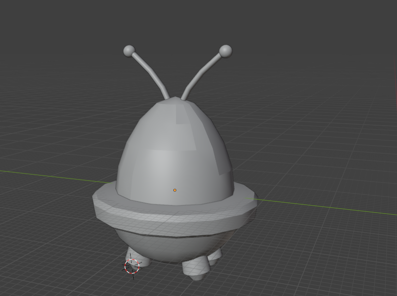 tried to make a alien themed egg in 5 or 10 mins